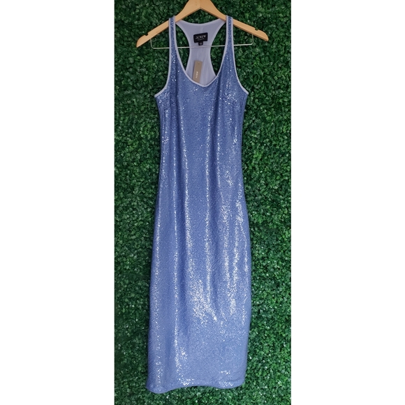 73. J.Crew Collection limited-edition Alicia sequin racerback slip dress - Picture 8 of 12
